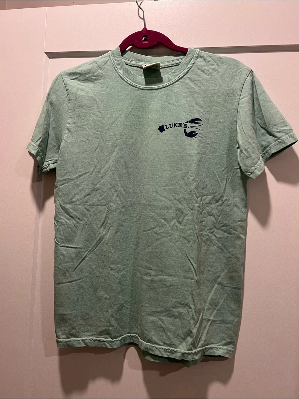 Comfort Colors Seafoam Short-Sleeve Tee with Small Logo